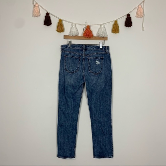 Old Navy Boyfriend Straight Leg Jeans Medium Wash Size 8 - Picture 9 of 9